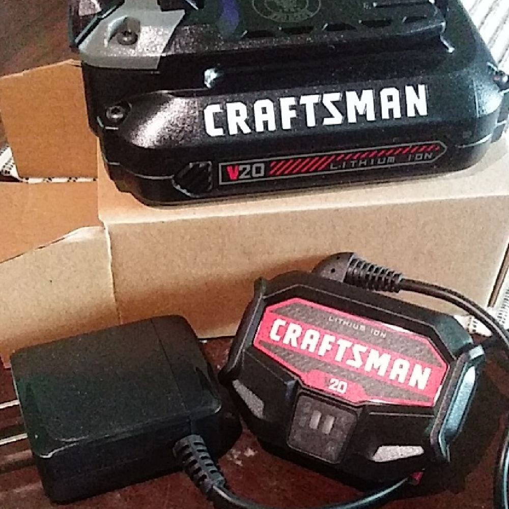 Craftsman Black and Red Lithium Ion Battery